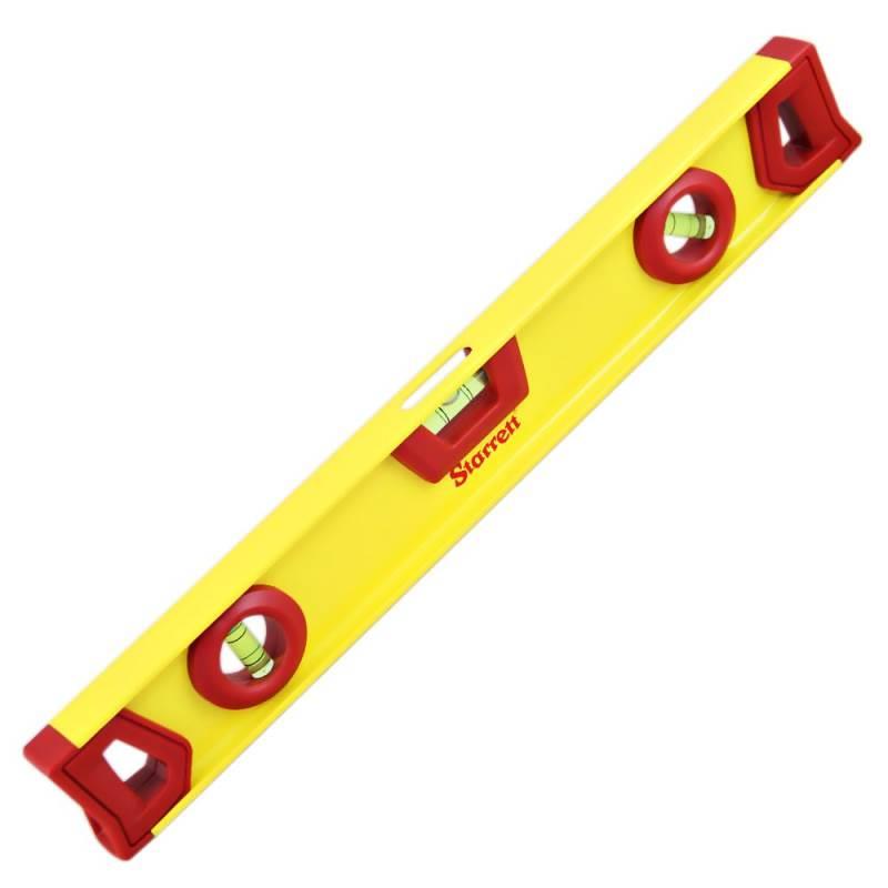 Nível de Alumínio 400 MM com Perfil I 3 Bolhas KLIS16-S STARRETT