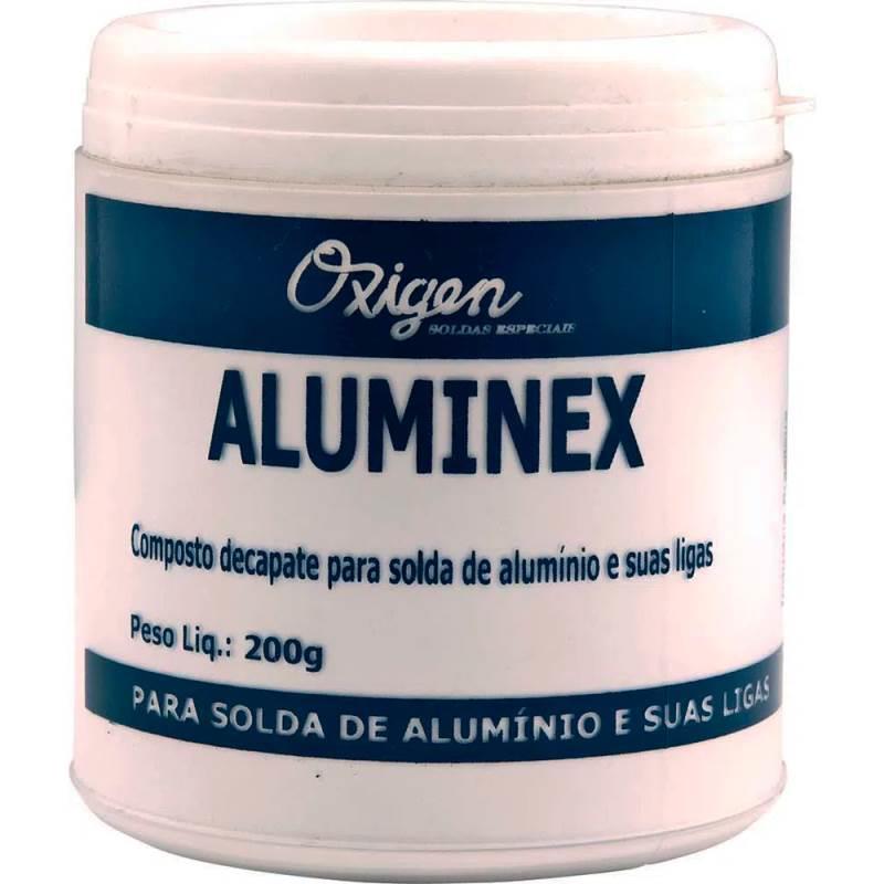 Fluxo Aluminex 200G Para Solda de Alumínio ALUMINEX200 OXIGEN