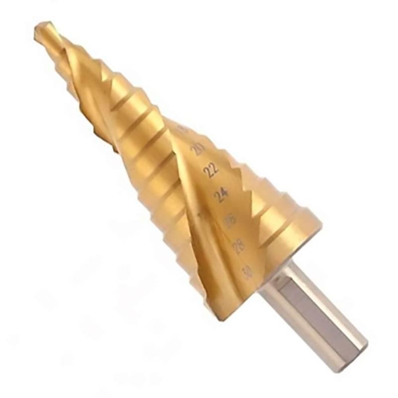 Broca Escalonada de 6 à 30 MM HSS Espiral Profissional MTX