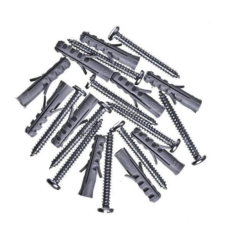 Bucha c/ Parafuso SX10 Cabeça Chata 10 MM c/ 25 Unidades FISCHER