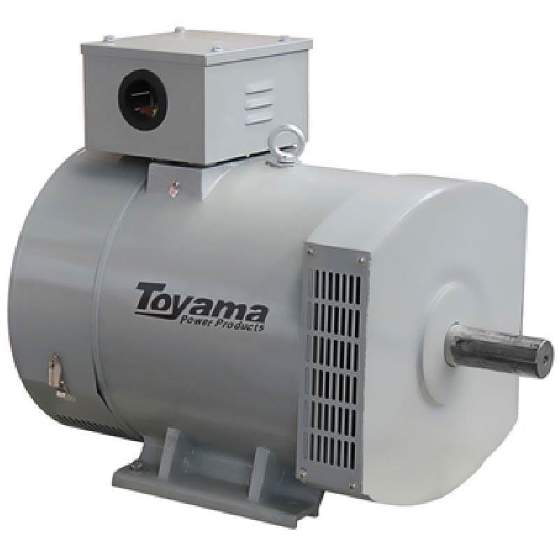 Alternador 12.9 KVA Trifásico 127/220V 4 Polos TA12.5CT2 271-003 TOYAMA