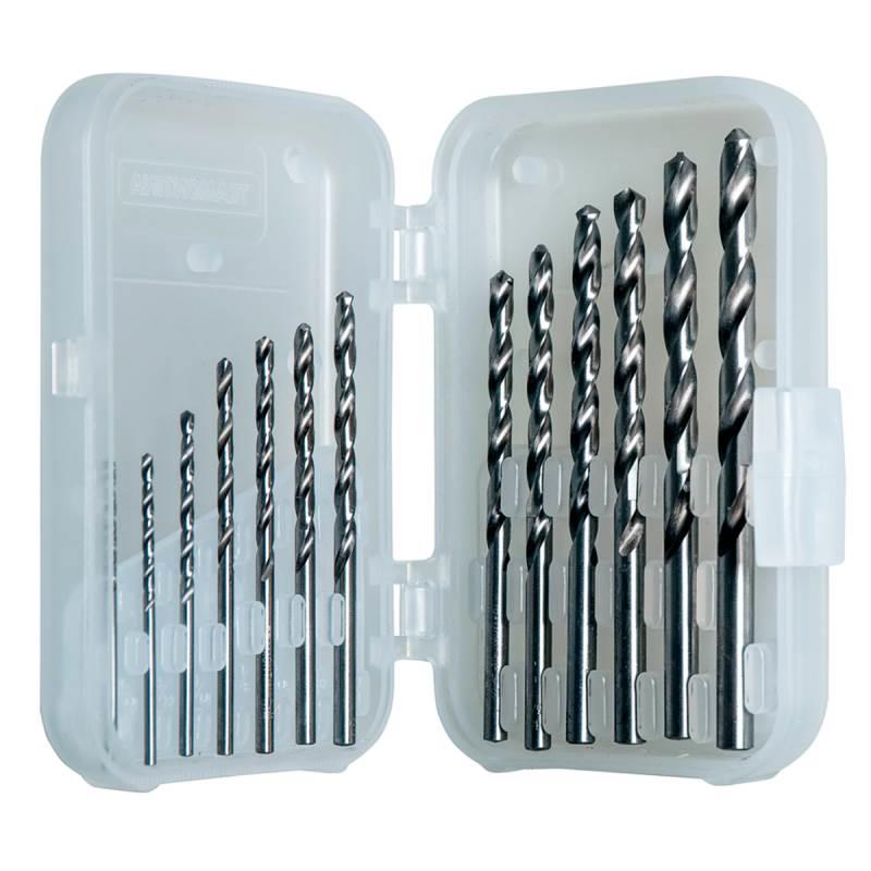 Jogo de Broca Aço Rápido de 3.5 à 6.5 MM Kit com 13 Peças 43141513 TRAMONTINA