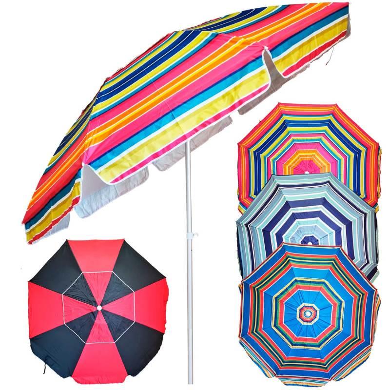 Guarda Sol 2.4 Metros Diâmetro Alumínio Articulado Z902 Cores Variadas PORTWAY