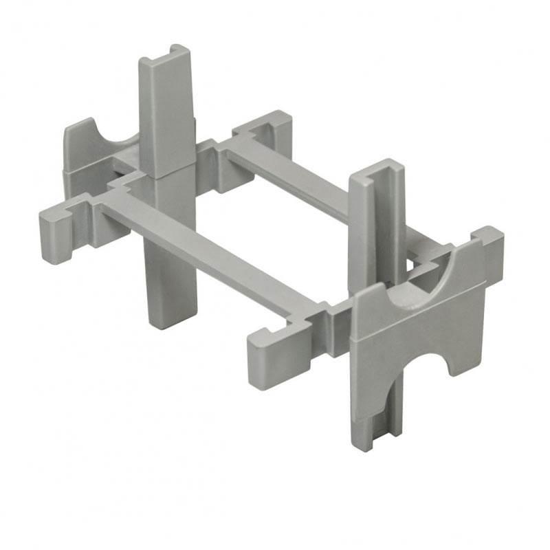 Espaçador de Bloco de Vidro Cinza com 10 Unidades CORTAG