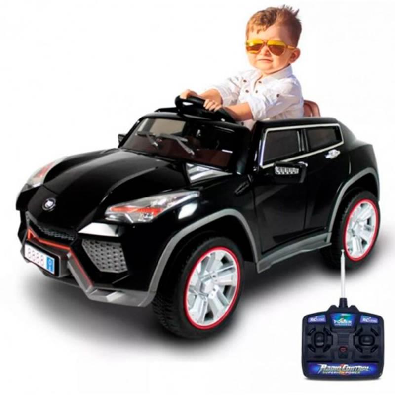 Carro Elétrico Infantil Suv Raven 6V com Controle Remoto. Som MP3. Farol e Buzina BEL