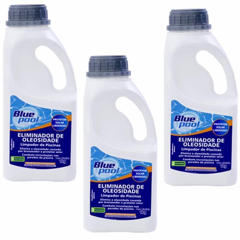Eliminador de Oleosidade para Piscinas Kit com 3.0 KG 255720B Bluepool by FLUIDRA