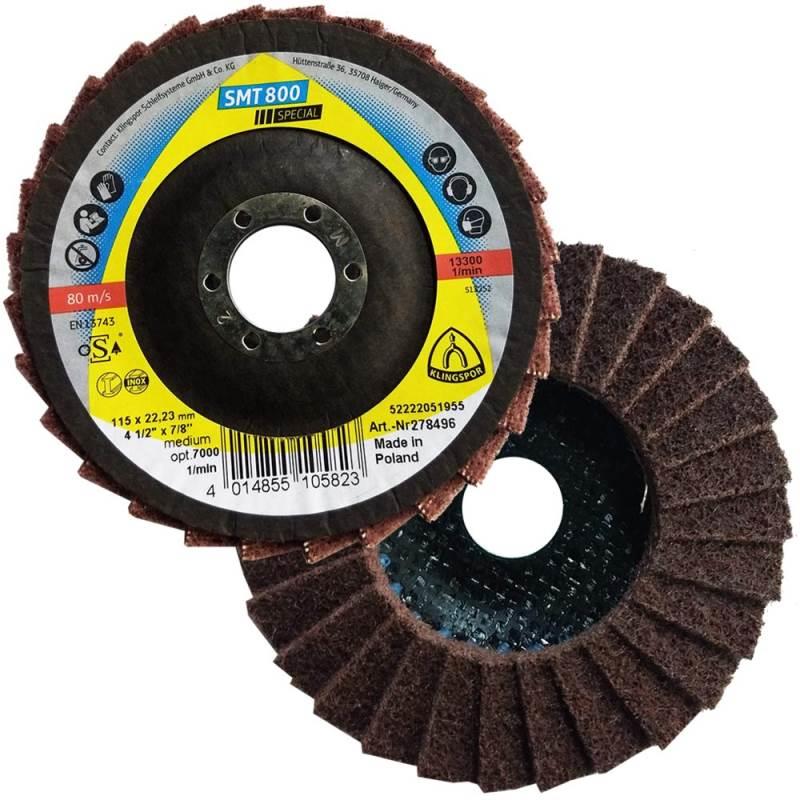 Disco Flap 4.1/2 POL Abrasivo Médio SMT 800 Special KLINGSPOR