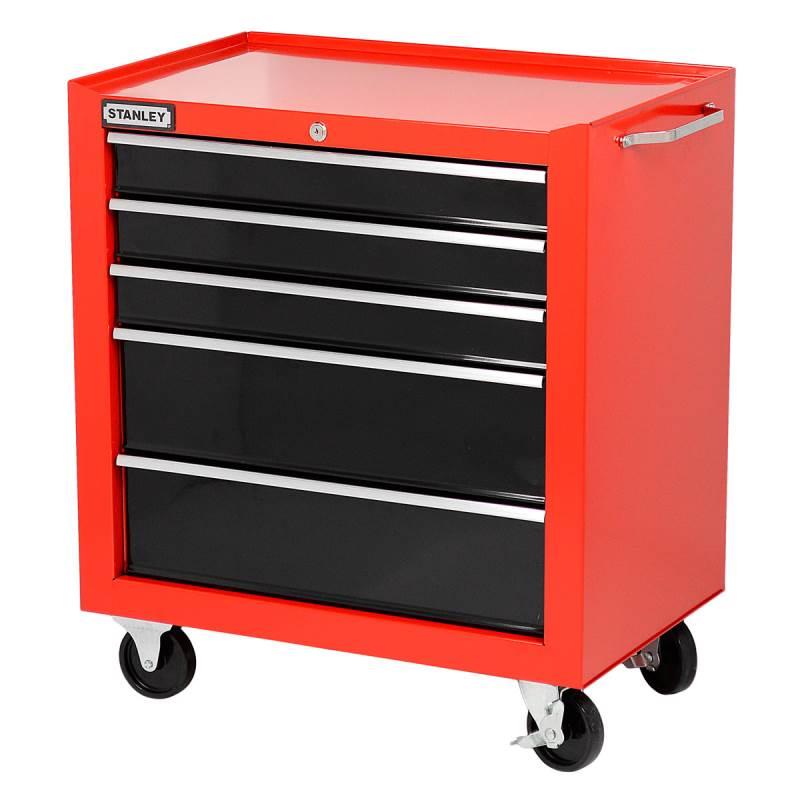 Carrinho para Ferramentas Fechado com 5 Gavetas 96-223L Vermelho STANLEY