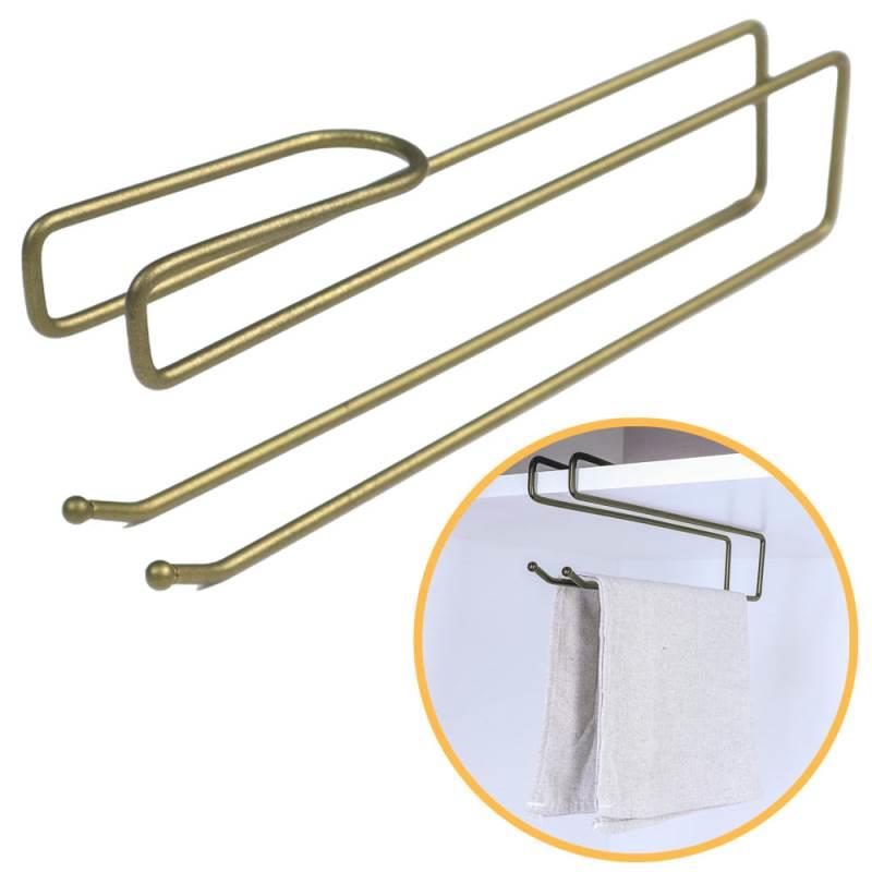 Suporte Organizador Multiuso Suspenso Viena p/ Toalhas. Taças. Papel Verde Oliva 991344 BEL