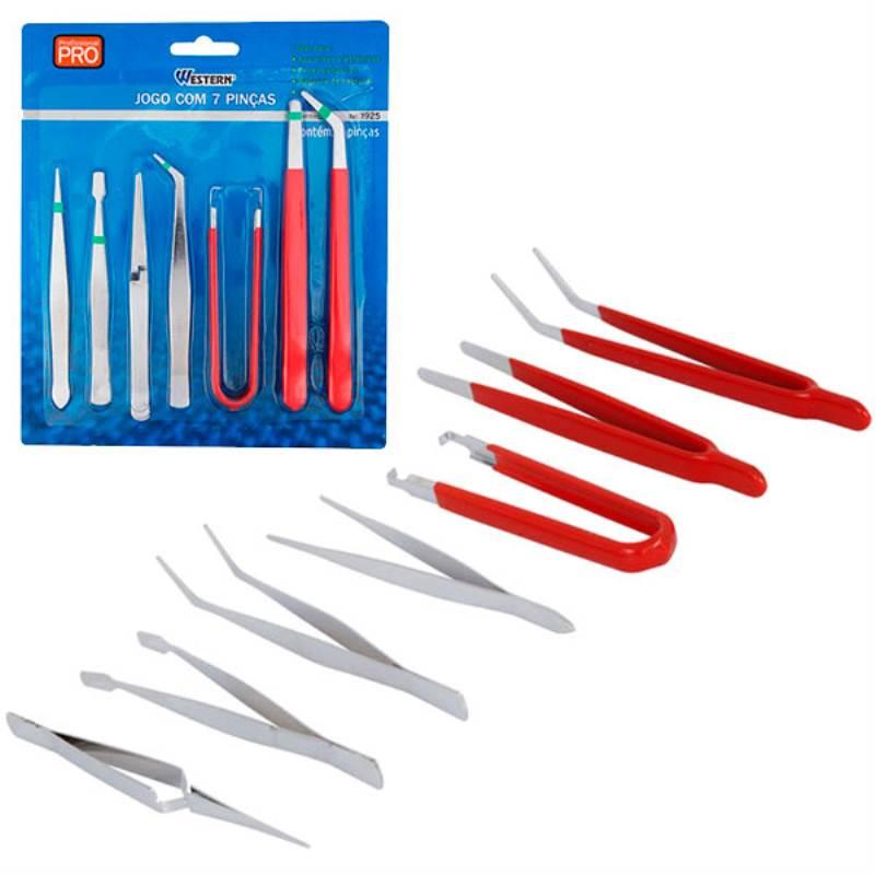 Jogo de Pinças Kit com 7 Peças 1925 WESTERN