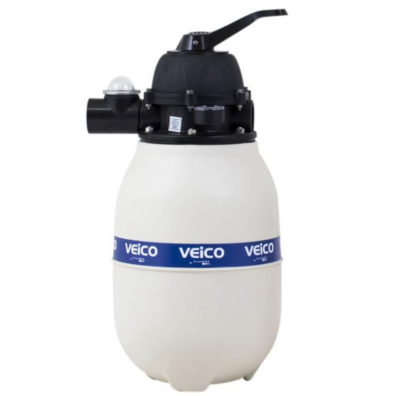 Filtro Veico para Piscina até 19.000 Litros V-20 c/ Válvula de Comando FLUIDRA