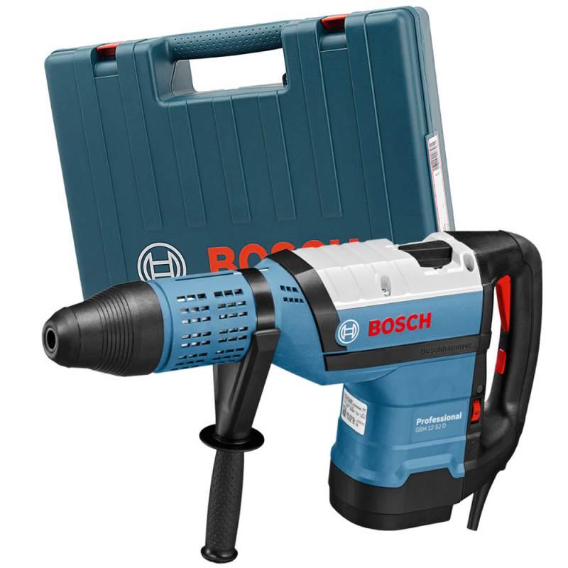 Martelete MAX Perfurador e Rompedor 1700W 12KG GBH 12-52D c/ Maleta BOSCH