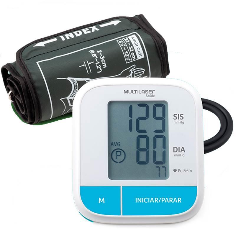 Medidor Aferidor Digital de Pressão Arterial de Braço HC206 MULTILASER