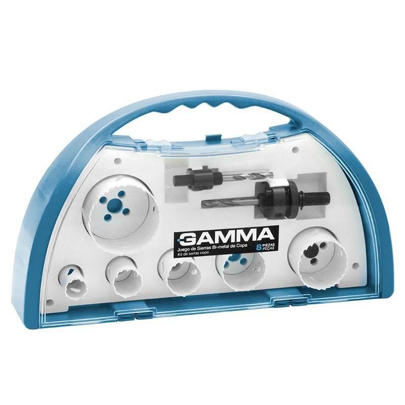 Kit de Serras Copo de 22 à 68 MM com 8 Peças G19536AC GAMMA