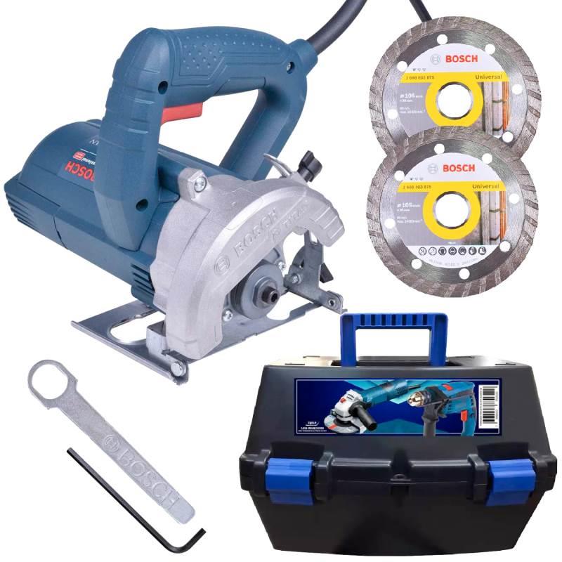 Serra Mármore 1500W GDC 150 Titan 2 Discos BOSCH e Maleta