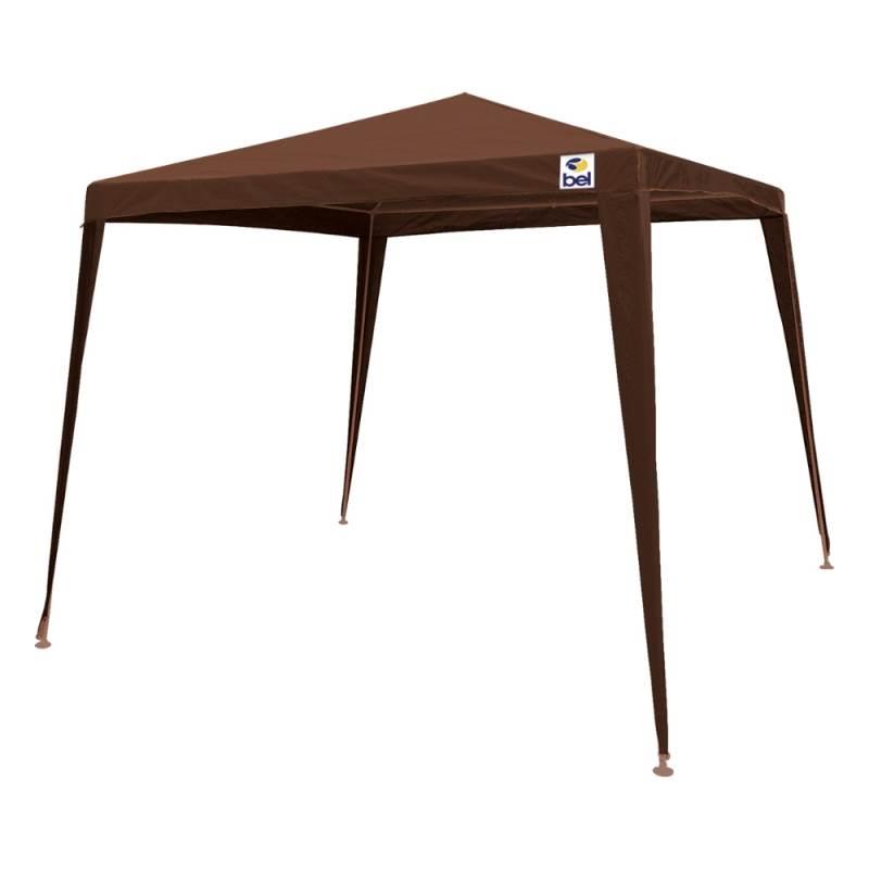 Tenda Gazebo Marrom em Polietileno 3X3 Metros Desmontável 301212 BEL