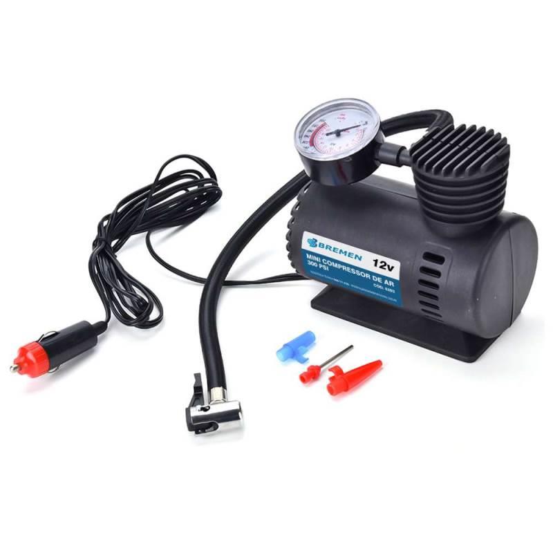 Compressor de Ar 12V para Acendedor de Carros 250 PSI 6203 BREMEN