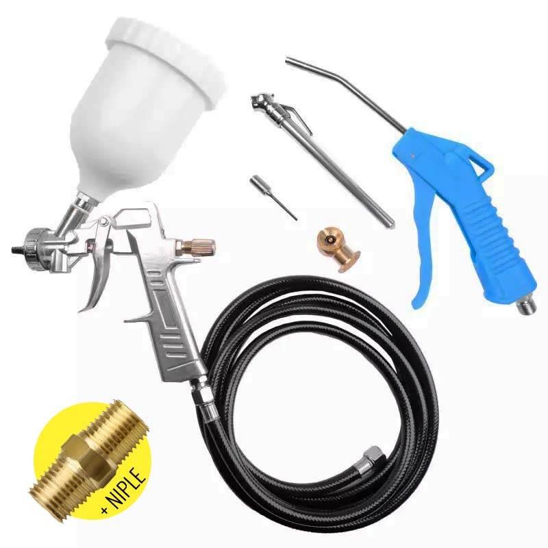 Kit Multiuso para Compressor de Ar com 6 Peças KC-6 FERRARI + Niple