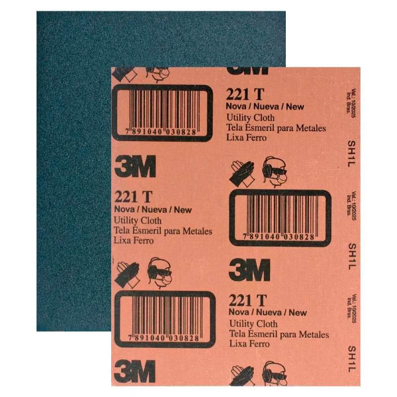 Lixa Pano Metal Para Ferro Grana 80 221T 3M