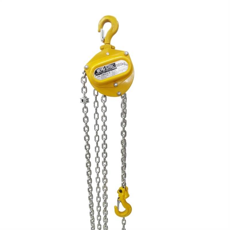 Talha Manual 0.5 TON X 3 Metros Compacta 523-NT BERG STEEL