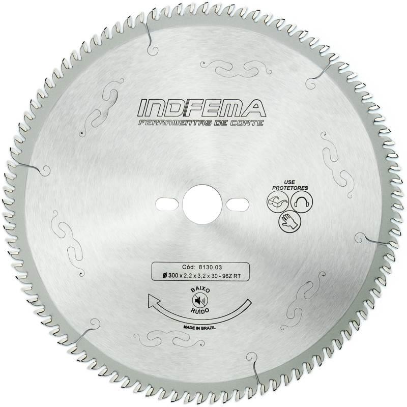 Disco de Serra Circular de Widea HW 12 POL 300 MM 96 Dentes Baixo Ruído 8130.03 INDFEMA