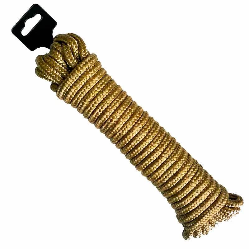 Corda de Seda Poliéster Trançada 10 MM x 10 Metros - Várias Cores - ARTEPLAS