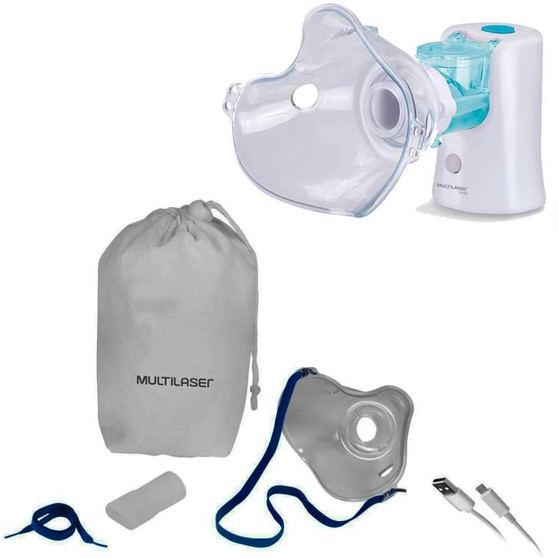 Nebulizador Inalador Portátil Mesh 6 ML Silencioso HC170 MULTILASER