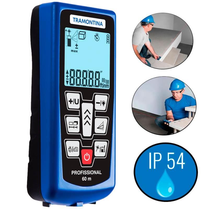 Medidor de Distância à Laser 60M 43151360 TRAMONTINA