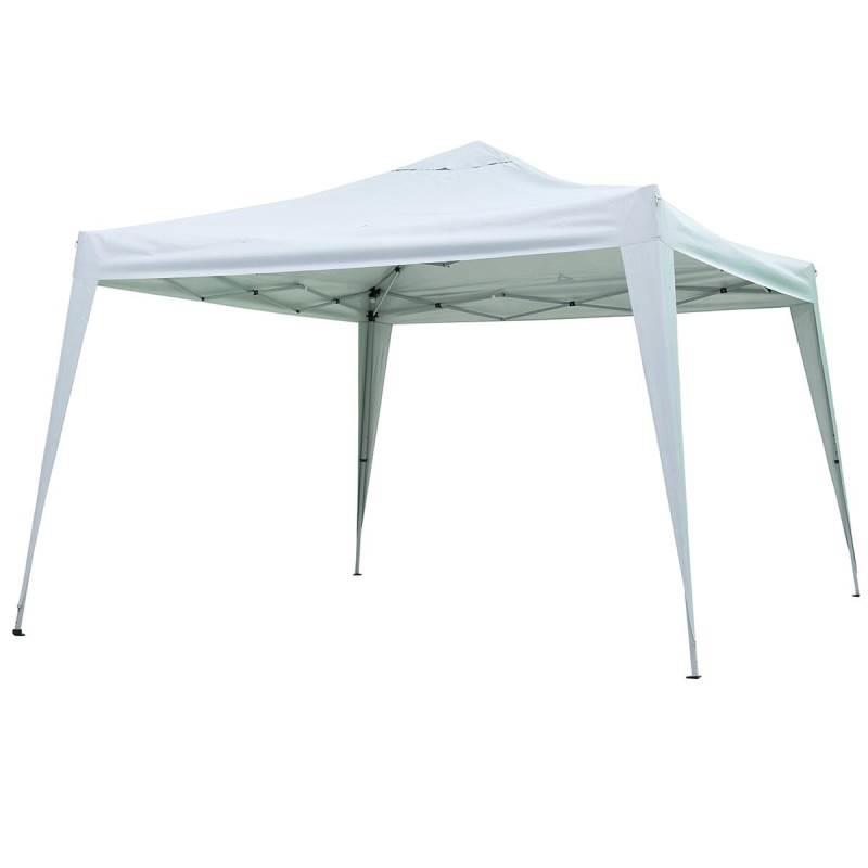 Tenda Gazebo Branca em Poliéster 3X3 Metros Articulada c/ Pés em Alumínio 331100 BEL