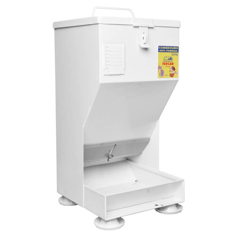 Comedouro para Animais Capacidade 5 KG de Ração COM2 FERCAR