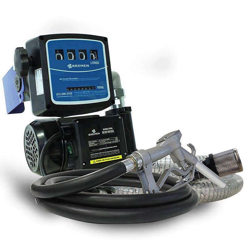 Bomba Para Óleo Diesel Elétrica 60 Litros com Medidor sem Base 230V BREMEN