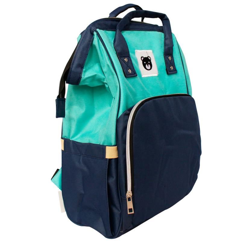 Mochila Bolsa Maternidade Multifunção IWMM-AZ Azul IMPORTWAY