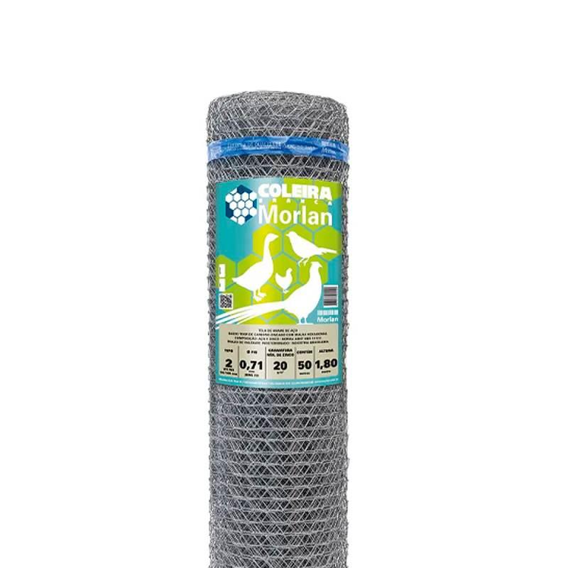 Tela Para Galinheiro 2 Pol Fio 22 x 1.80 X 50M 0222 MORLAN
