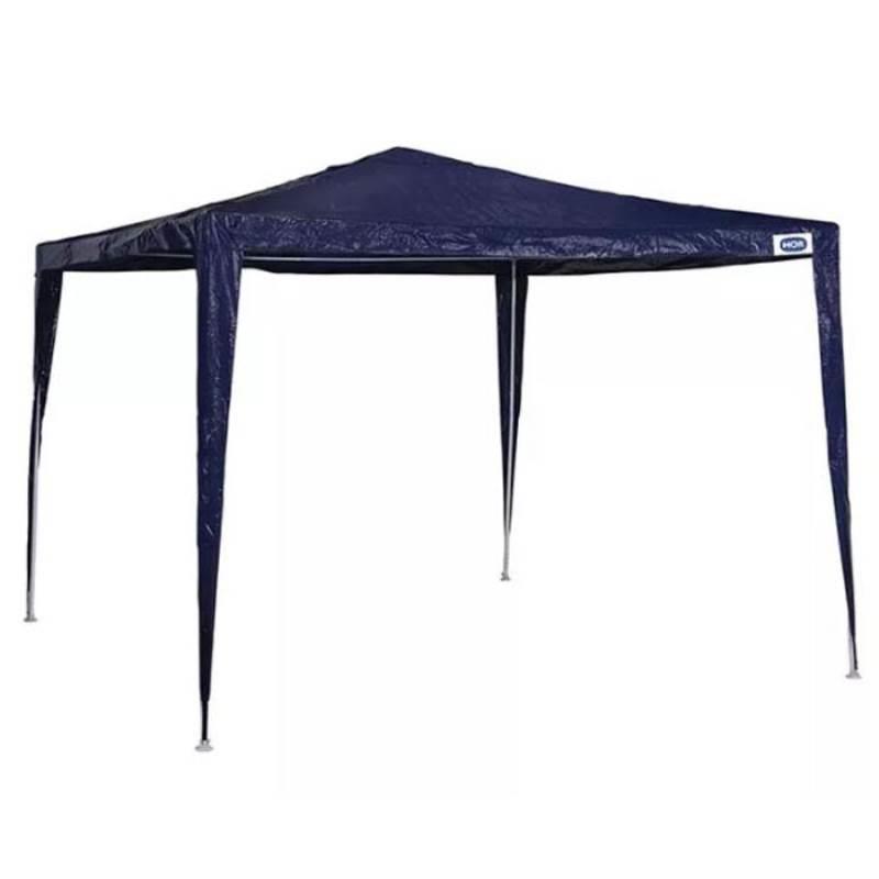 Tenda Gazebo Azul em Ráfia 3X3 Metros Desmontável MOR