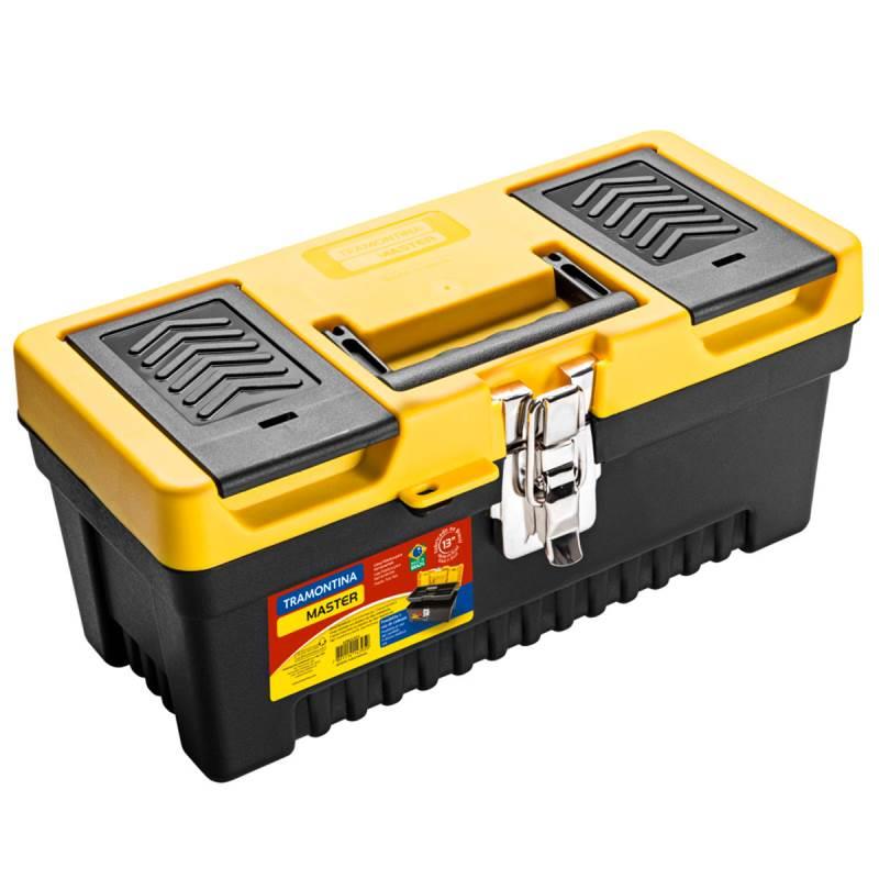 Caixa Plástica para Ferramentas 13 POL com Trava Metálica TRAMONTINA