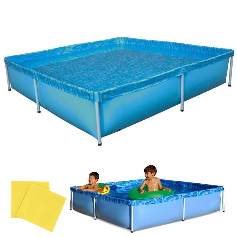 Piscina com Armação 1.500 Litros 189 x 189 x 42 CM MOR
