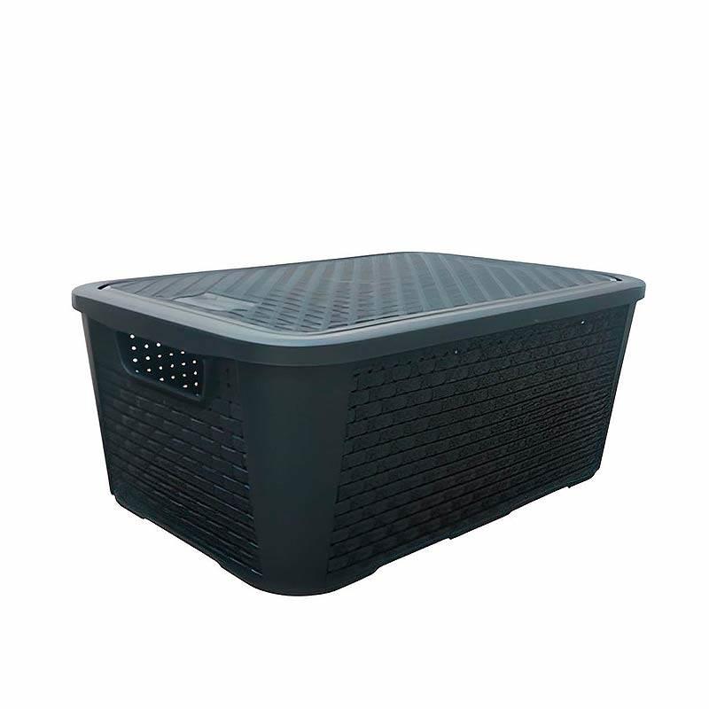 Caixa Organizadora Rattan 5.8 Litros 2041 PLASNEW