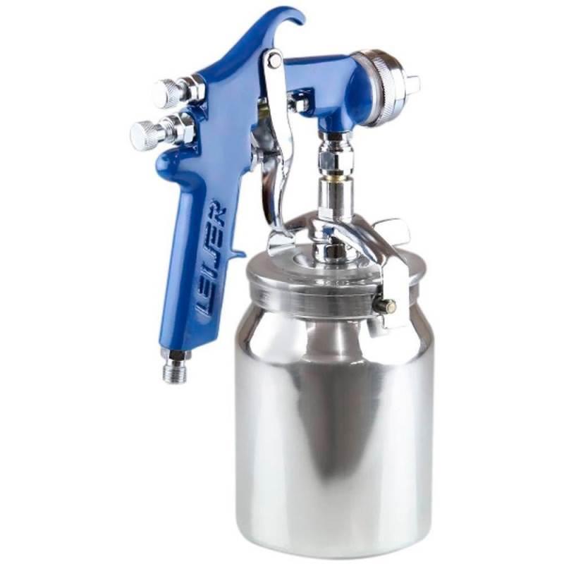 Pistola de Pintura de Alta Pressão 1 Litro Alta Produção LM-4 Alumínio FORUSI