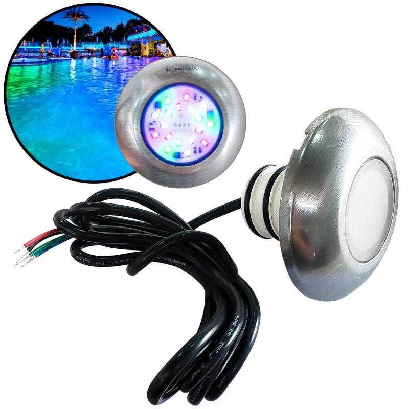 Refletor LED RGB 6W para Piscina em ABS 905261 FLUIDRA