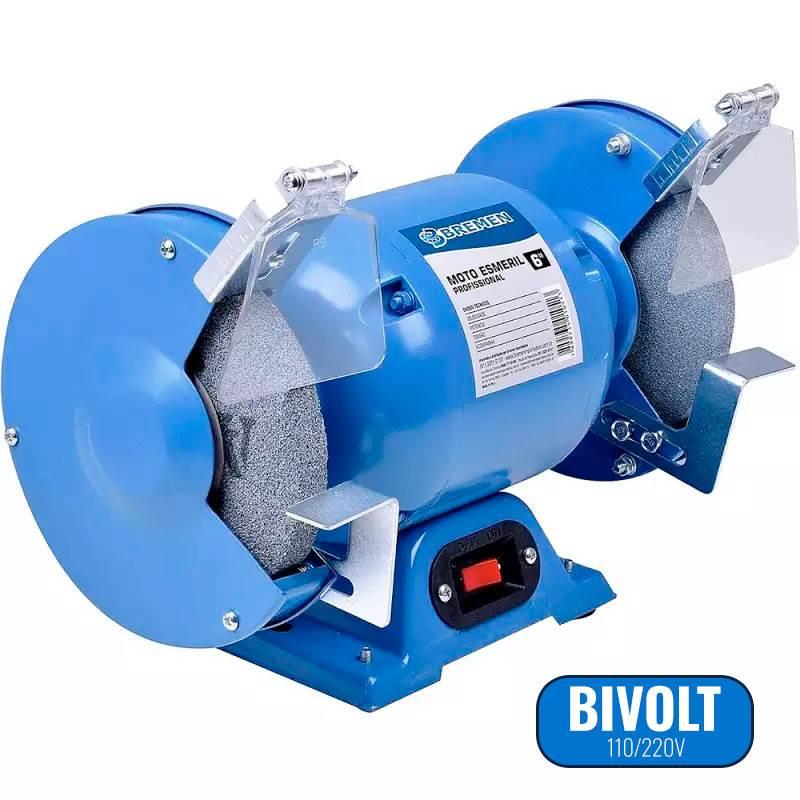 Moto Esmeril 6 Pol 350W Bivolt 9727 BREMEN