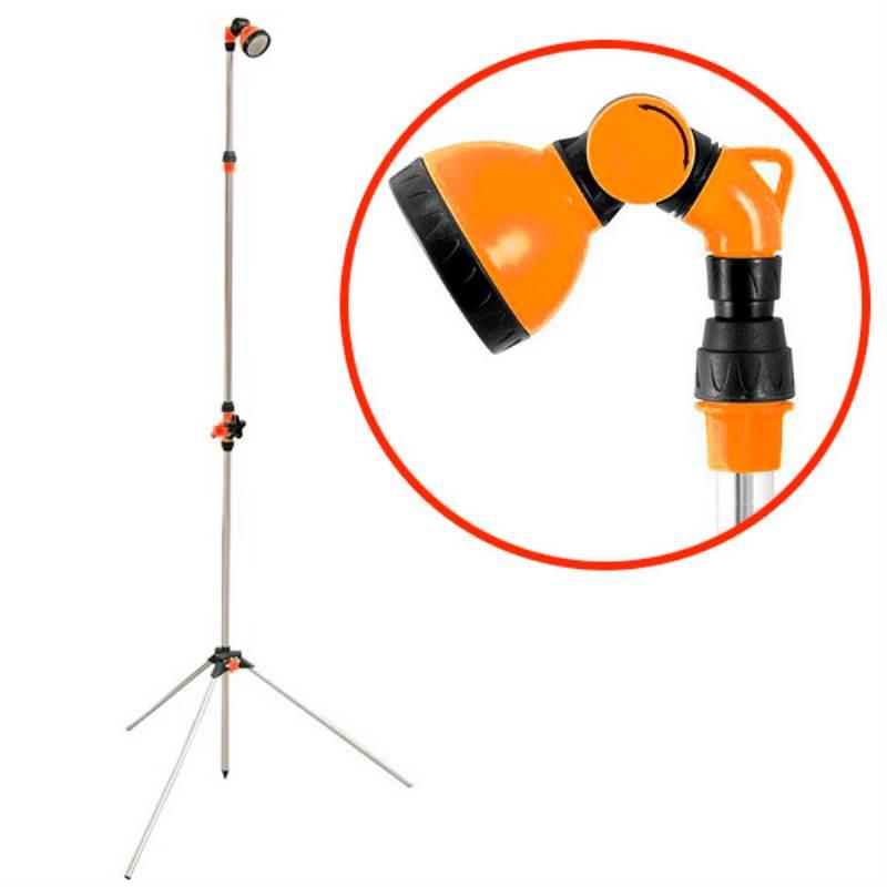 Ducha Portátil Telescópica 2.2 Metros para Jardim c/ Tripé YM6102 MERAX