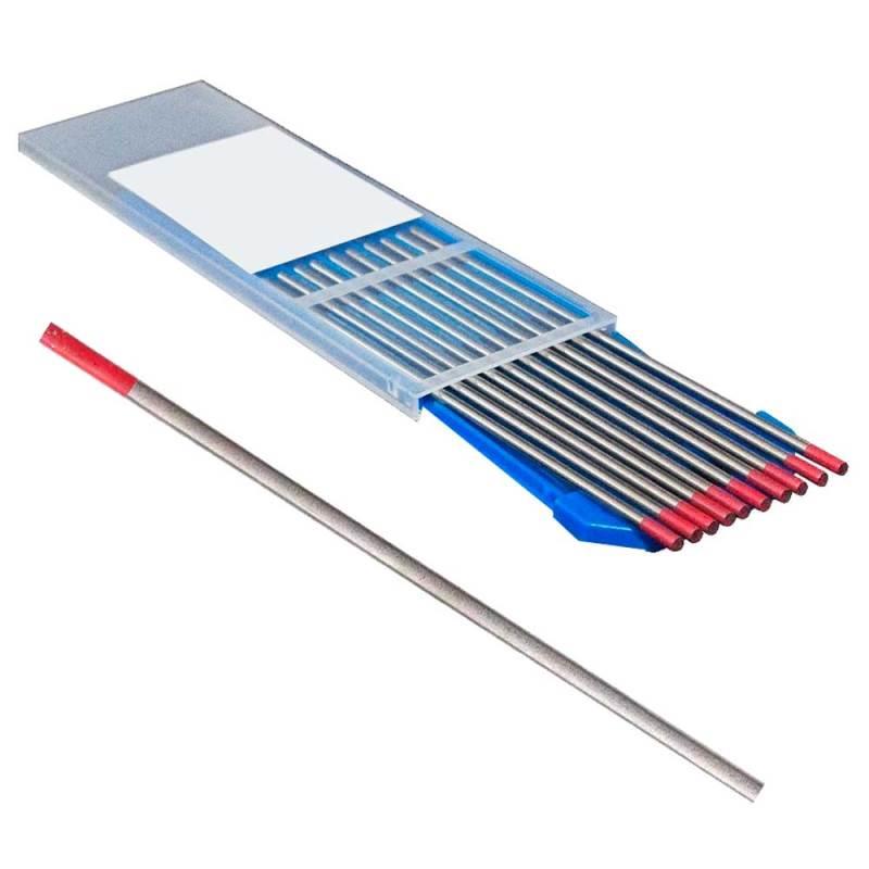 Eletrodo de Tungstênio 2.4 MM com 2% de Tório Kit com 10 Unidades TECBRÁS