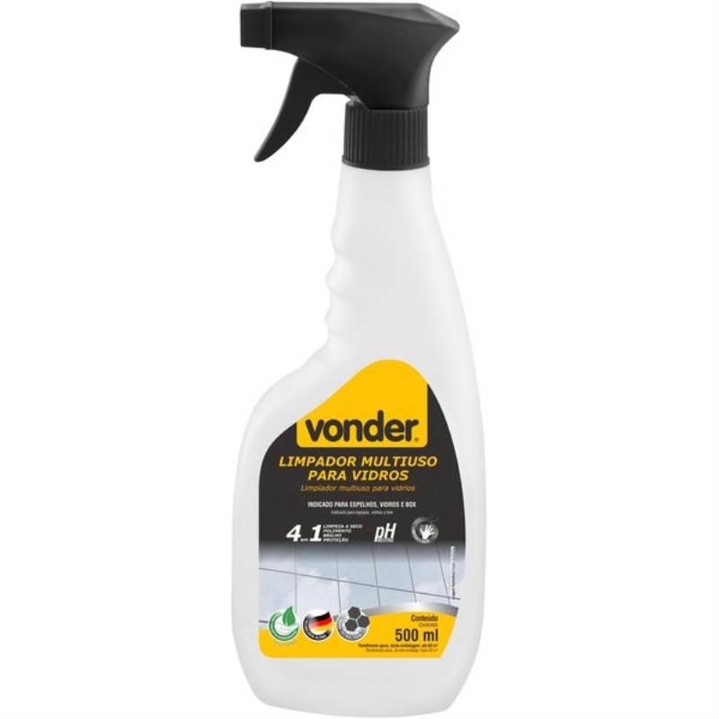 Limpador Multiuso para Vidros 4 em 1 Biodegradável 500 ML VONDER