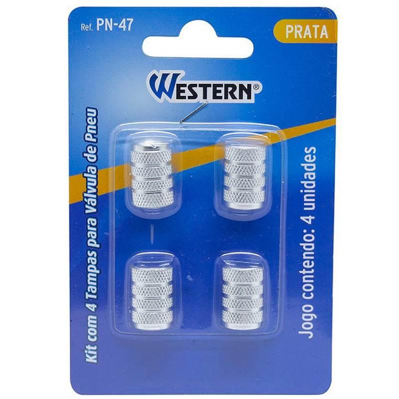 Bico Para Tampa Válvula de Pneus com 4 Peças PN-47 WESTERN