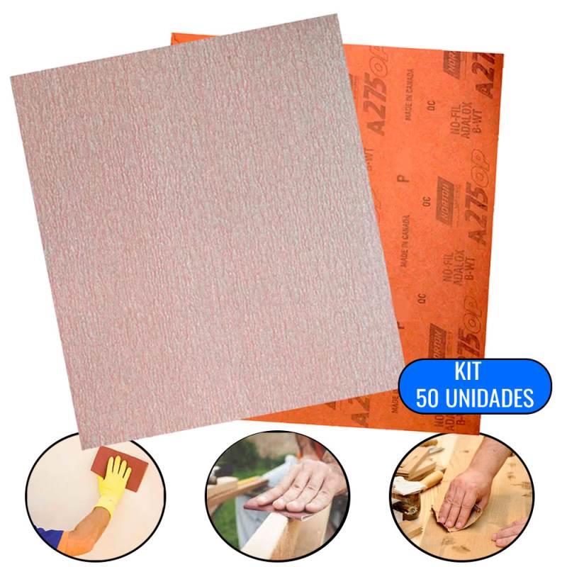 Lixa D'água à Seco A275 Grana 220 Kit com 50 Unidades 5539534941 NORTON