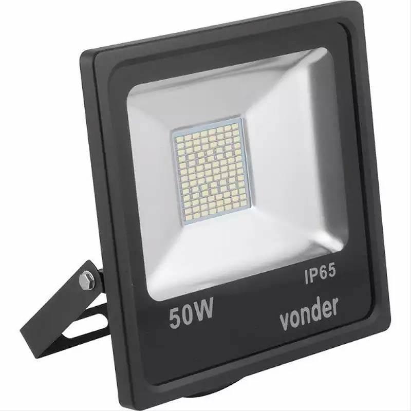 Refletor LED 50W BIVOLT Preto 6500K RLV050 VONDER