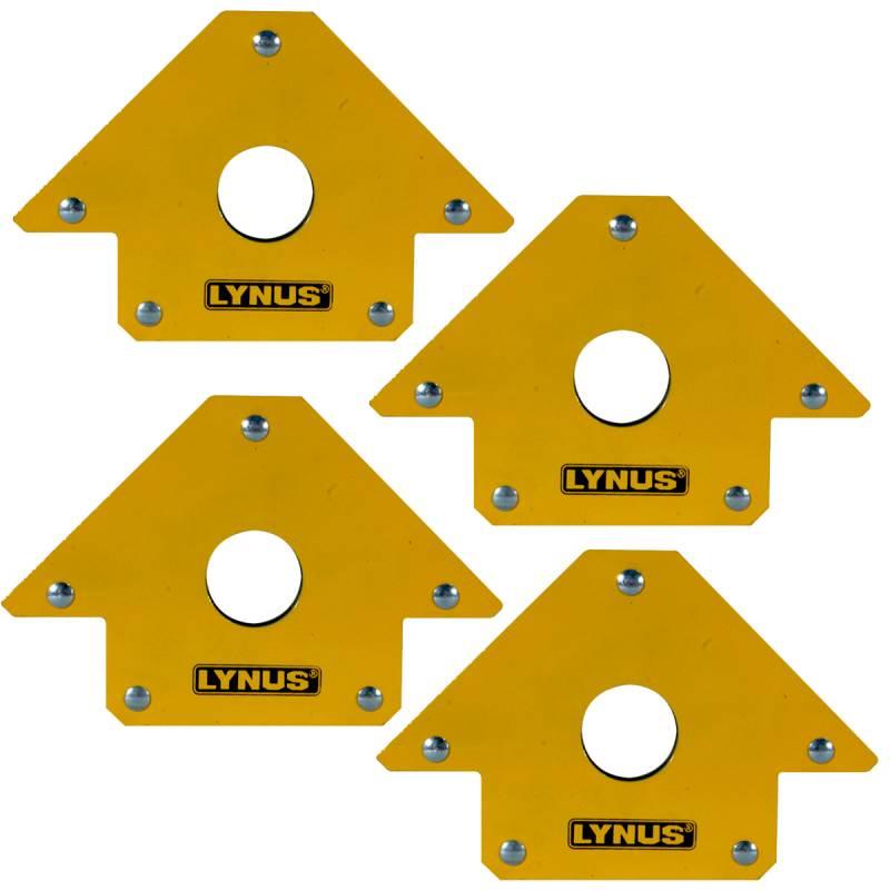 Esquadro Magnético para Soldador 25 KG EML-25 Kit com 4 Peças LYNUS