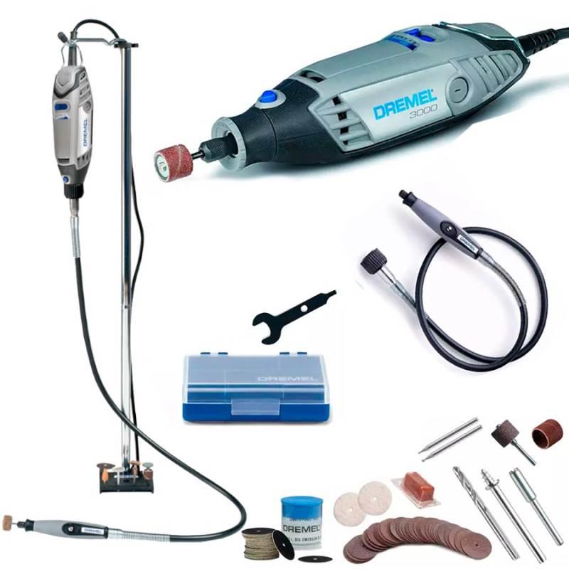 Retífica DREMEL 3000 com Eixo Flexível