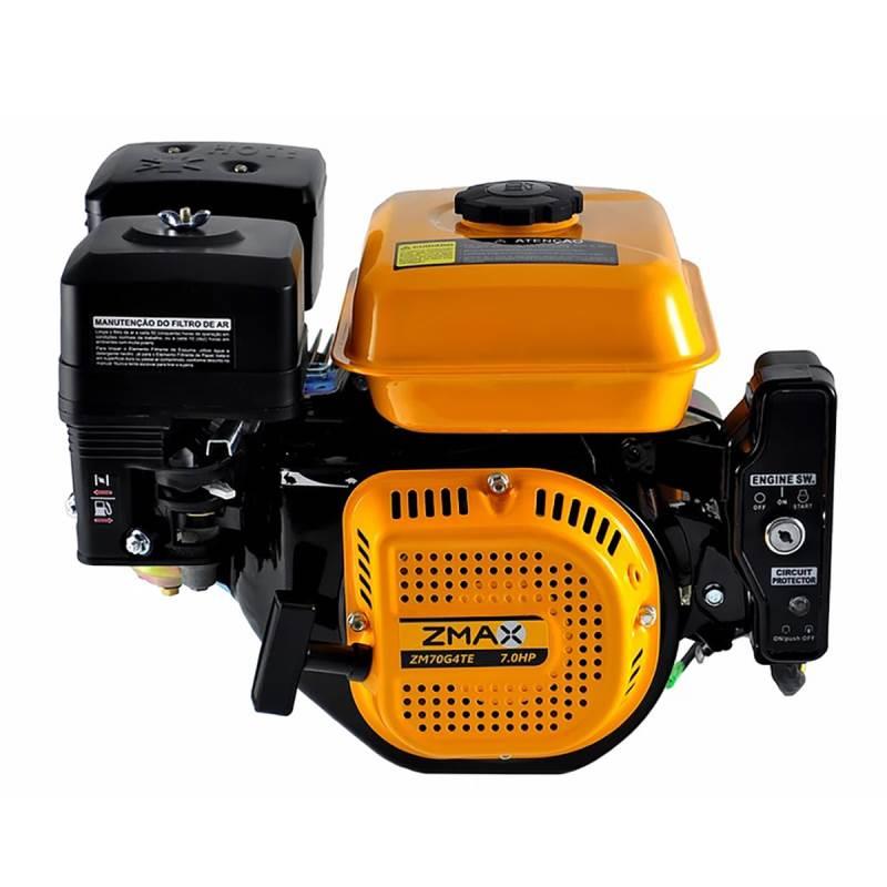 Motor à Gasolina 7.0 HP 4T com Partida Elétrica ZM70G4TE ZMAX