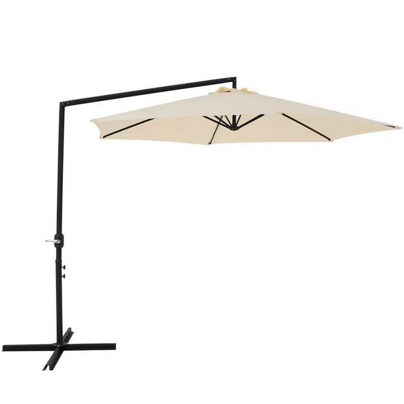 Ombrellone Bege 3 Metros Suspenso Com Manivela 832006 BEL